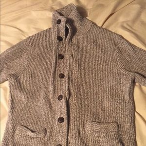 J Crew mockneck cardigan
